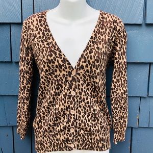 Leopard print sweater